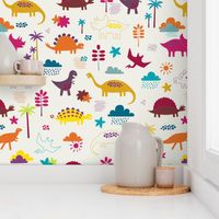 Dinosaur land - sunshine brights - large scale