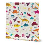 Dinosaur land - sunshine brights - large scale