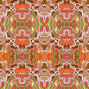 Orange Wallpaper Gavotte