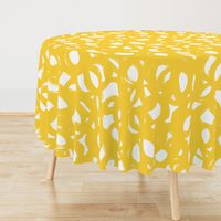 Yellow scribble-abstract-neutral