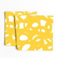 Yellow scribble-abstract-neutral