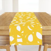 Yellow scribble-abstract-neutral