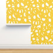 Yellow scribble-abstract-neutral