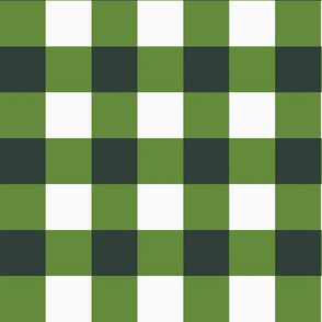 small gingham green