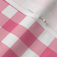 small gingham pink