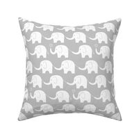 Elephant Parade on Grey