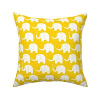 Elephant Parade on Sunshine Yellow