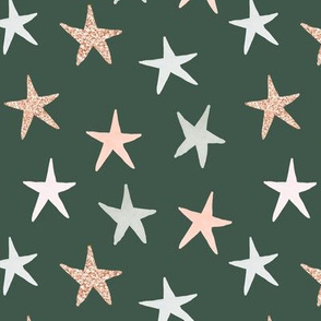 6" Good Night Stars // Mineral Green