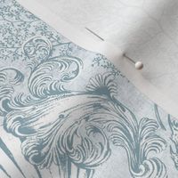 Oceania Damask - aqua blue