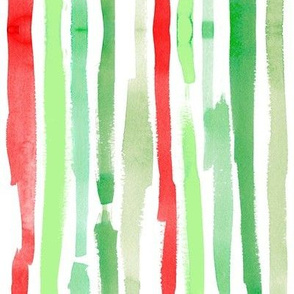 painty christmas stripes vertical