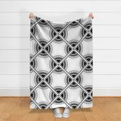 Circa: Jumbo Black & White Graphic Quilt Pattern 