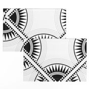 Circa: Jumbo Black & White Graphic Quilt Pattern 