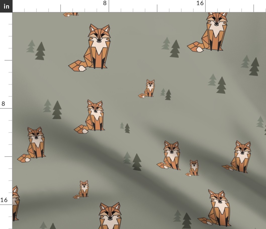 Simple Geometric Foxes and Trees