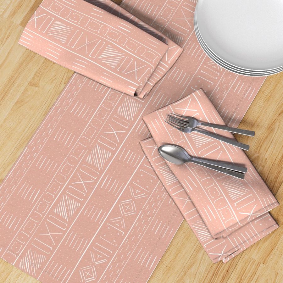 Mudcloth Medium (Dusty Pink)