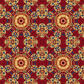  Persian Deep Colors Mosaic Tile