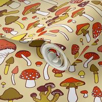 Mushrooms - Retro - Small Scale