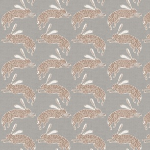 The Hares, Linen Greige