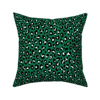 Leopard Green White