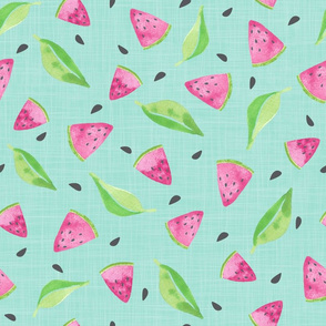 Watermelons Teal