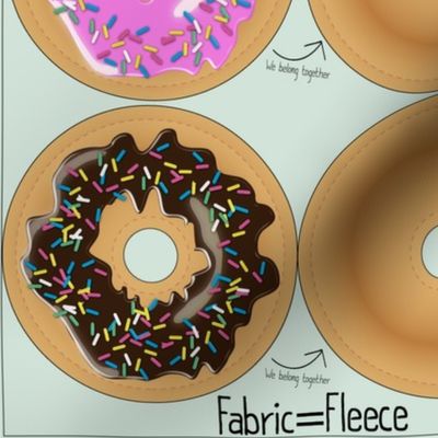 Cut and Sew: Play food Donuts