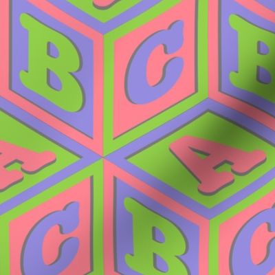 ABC block pastel 3