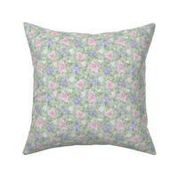 Flower Play Small Antique Lav Pink white Green