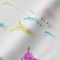 Watercolor baby's friends || pattern for nursery, kids