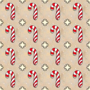 Christmas Candy Cane | Peppermint | Red and White