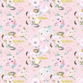 unicorn floral M pink rotate