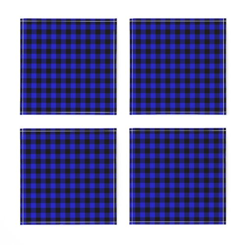 1/2" buffalo check - blue C18BS