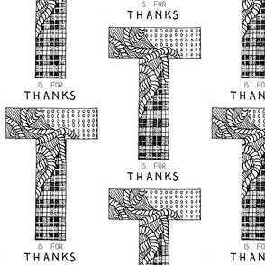 T for Thanks