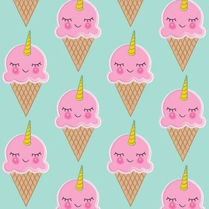 unicorn ice cream cones