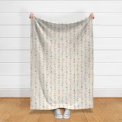  Pastel Autumn Leaves Stripe on White Shiplap Boardwalk Background //  Sing for Your Supper Modern Farmhouse Collection // Autumn Edition