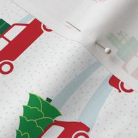 Mini Cooper Christmas Traffic - Traditional