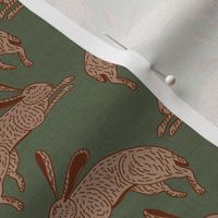 The Hares in Green