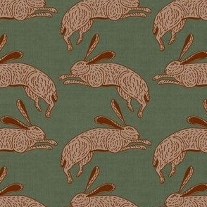 The Hares in Green