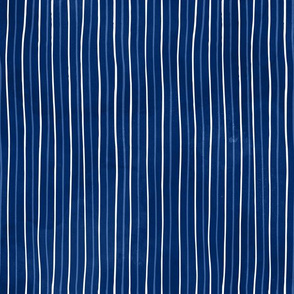 Blue watercolor stripe navy
