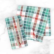 Christmas mix watercolour plaid