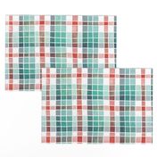 Christmas mix watercolour plaid