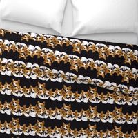 Pembroke welsh corgi fabric