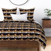 Pembroke welsh corgi fabric