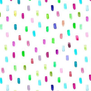 Watercolor colorful confetti #2 || painted pattern for nursery, kids