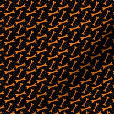 Halloween Seamless Pattern with Bones