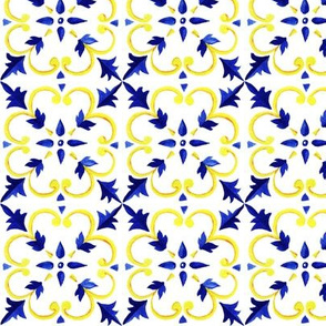 Azulejo Blue and Yellow 