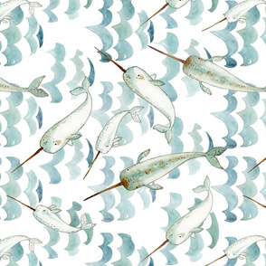 Narwhal Fabric rotated