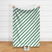 Christmas Candy Cane Stripes Green White Stripe Cute Holiday Stripes
