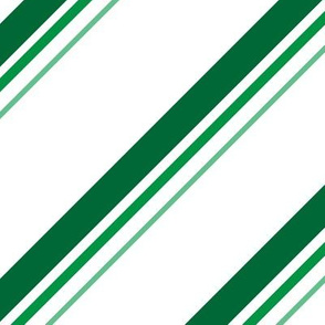 Christmas Candy Cane Stripes Green White Stripe Cute Holiday Stripes