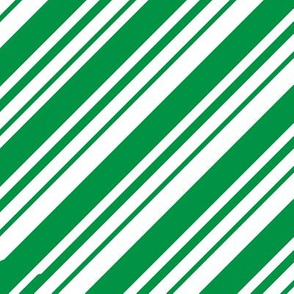 Christmas Candy Cane Stripes Green White Stripe Cute Holiday Stripes