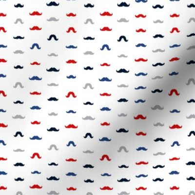 Moustaches Seamless Patterns for November Holiday 