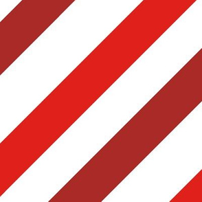 Christmas Candy Cane Stripes Red Stripe Red and White